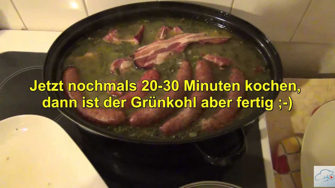 Grünkohl mit Kassler und Pinkel Zubereitung nach Omas Rezept - YouTube