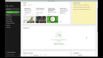 Pin a specific Note for quick access in Evernote Home
