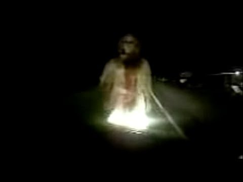 EXPLORING A HAUNTED Road Alone - White Witch Ghost Haunting
