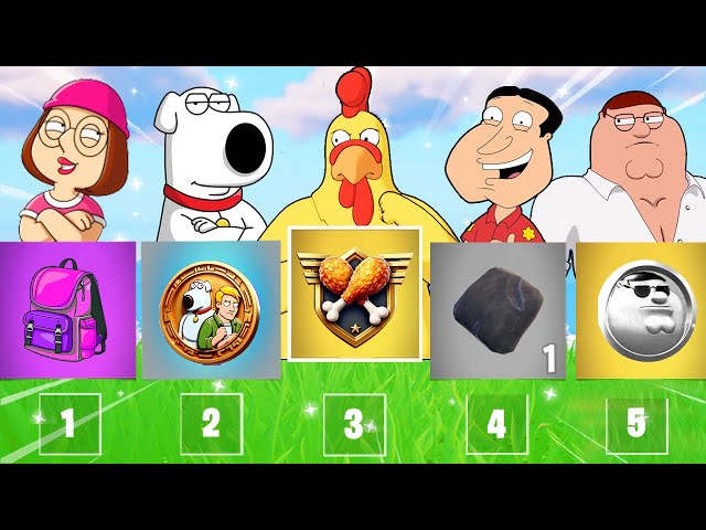 The *RANDOM* FAMILY GUY Challenge in Fortnite class=