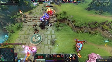 [World of war Dota]  SPEED BUILD AXE - Wombo Combo Dota 2 Patch 7.07 New Meta Cancer Gameplay