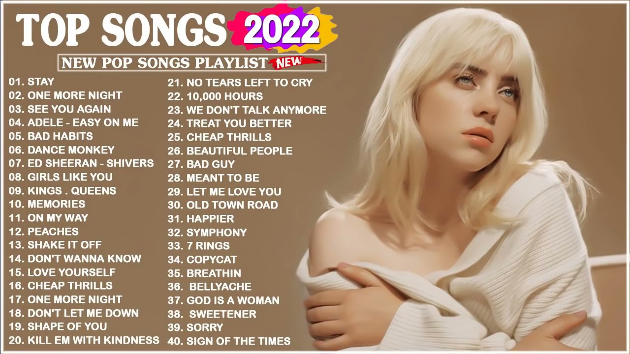 รวมเพลงสากล เพราะๆ เพลงฮิต2022 | เพลงสากลฮิตในTik Tok | เพลงภาษาอังกฤษล่าสุด 2022
