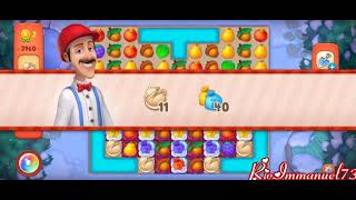 Gardenscapes hard level 3960 & 3964 Gameplay
