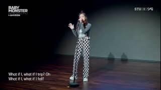 AHYEON from BABYMONSTER singing Monster by Shawn Mendes and Justin Bieber