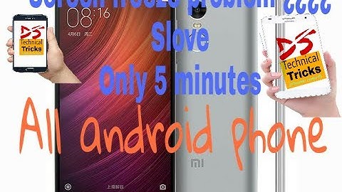 How to fix screen touch problem in Redmi note 3