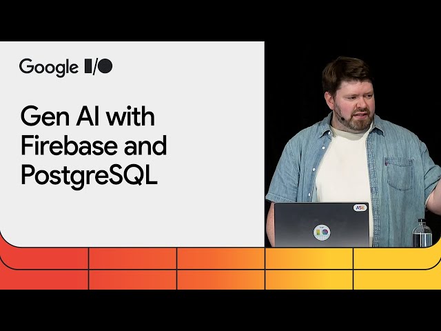 Build gen AI features powered by your data with Firebase and PostgreSQL