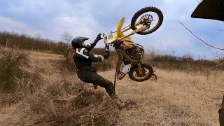 Uphill and Downhill Yamaha WR450f/Suzuki RMZ 450/ Husqvarna te250