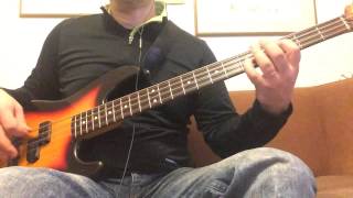 Video thumbnail of "Ghost rider in the sky bass cover"