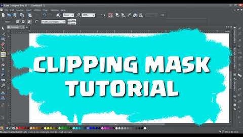 CLIP MASK TUTORIAL | XARA DESIGNER PRO