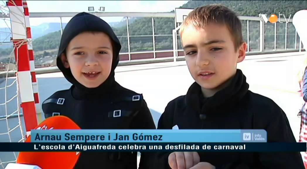 VOTV - L'escola d'Aiguafreda celebra una desfilada de Carnaval