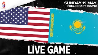 LIVE | USA vs. Kazakhstan | 2024 #IIHFWorlds