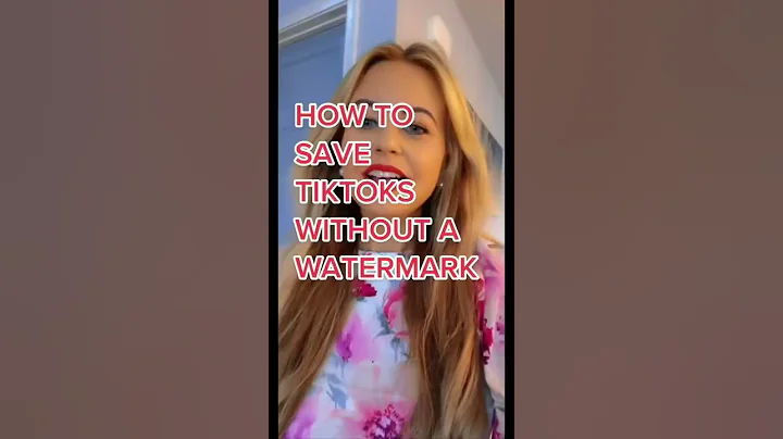 How to remove the watermark from your TikTok videos 👀