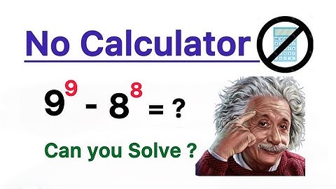 Nice Exponent Simplification Math Problem | No Calculator | Math Olympiad 