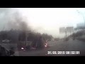 ДТП Новорижское шоссе сгорела маршрутная газель 31 03 2015