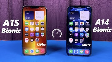 iPhone 13 Pro Max vs iPhone 12 Pro Max - SpeedTest & Comparison! (Battle B/W A15 vs A14 BionicChip)!
