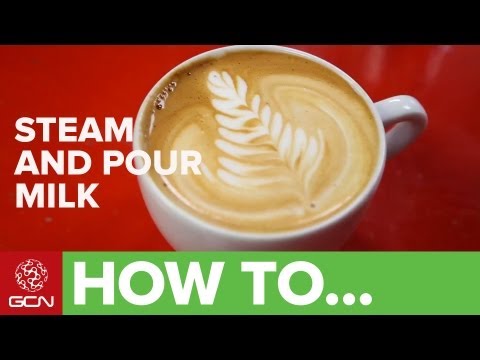 How To Make A Great Cappuccino - Steam And Pour Milk For Coffee