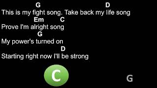 Fight song - Rachel Platten - Chords