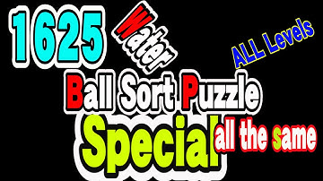 Ball Sort Puzzle Special Level after Level 1625 / Lock Ball and Key Ball and Question Mark Ball