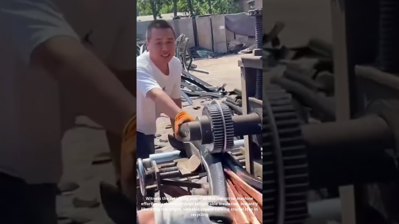 Machine RIPS Cables Apart To Unleash HIDDEN Copper GOLD 