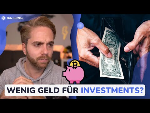 WENIG GELD IN KRYPTO INVESTIEREN - Lohnt sich das überhaupt?