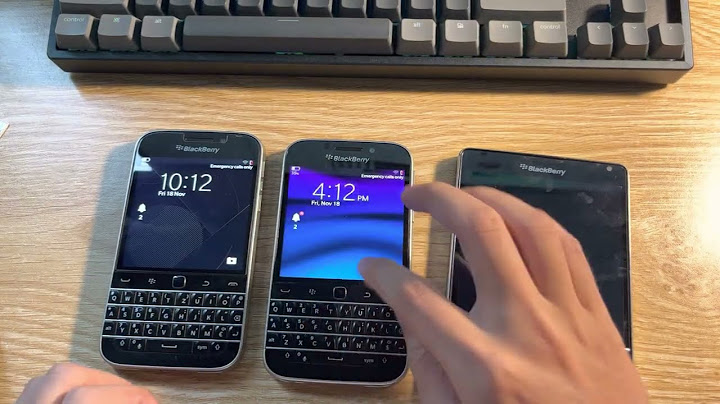 Hướng dẫn thiết lập tài khoản email icloud cho blackberry năm 2024