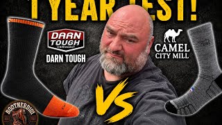 Darn Tough vs. Camel City Mill work boot sock review. I wanted a clear winner.