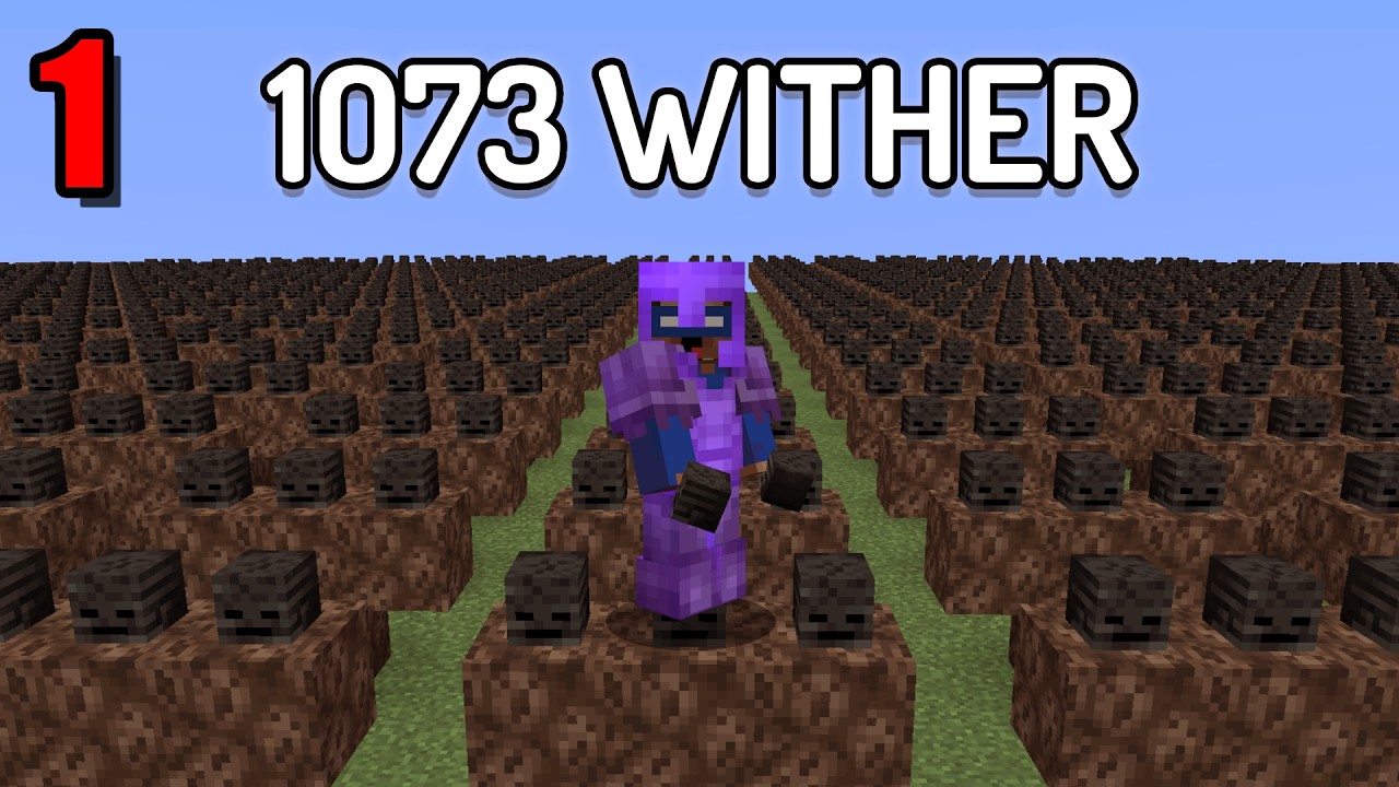 Minecraft SMP'sinde 1073 tane Wither Kesebildim mi? (SMP Bölüm 1)