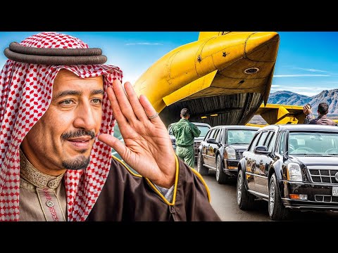 Saudi King's Luxury Travel || How a king travels in Royal Transportation