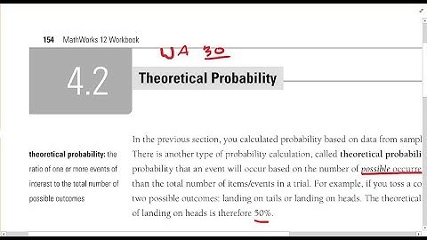 WA 30 4.2 Theoretical Probability (#1of1)