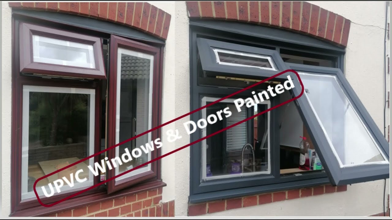 UPVC Windows & Door Painting UK / PVC Window Door Makeover