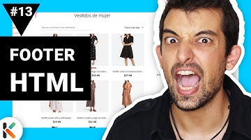 💙 HTML del footer - Proyecto web responsive desde cero