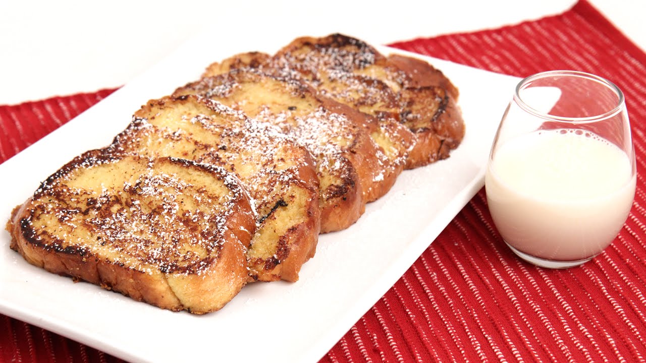 Eggnog French Toast Recipe Laura In The Kitchen Internet Cooking Show