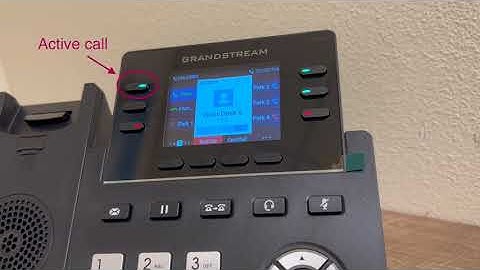 Tutorial - Second call answer type 1 Grandstream GRP2613