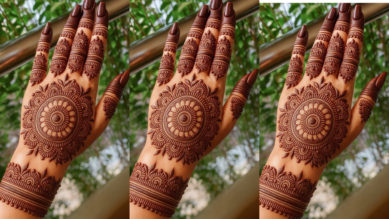 easy and stylish mehndi design | mehndi designs | trendy mehndi  | mehndi hack