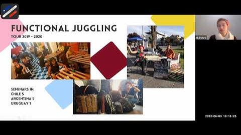 Josefa Iskándara - Latin America projects @ 1st Functional Juggling Digital Conference (vid3/6)