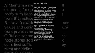 Maximum Subarray Sum Update and Query #Programming #InterviewPractice #ArrayManipulation