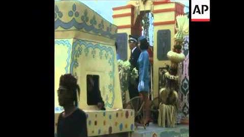 SYND 21-08-72 INDONESIA MERAYAKAN KEMERDEKAAN DENGAN MENGGELAR PARADE DI JAKARTA