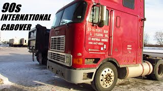 1 26 22 SCARCE INTERNATIONAL 9700 CABOVER TRUCK SEEN IN ST HYACINTHE QUEBEC