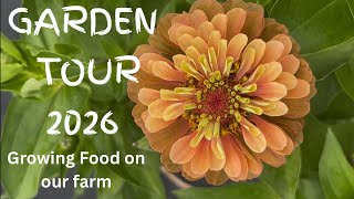 Our 2026 GARDEN TOUR 🥬 The FOOD we grow on our Ontario FARM #gardening #farming #farm #veggies 