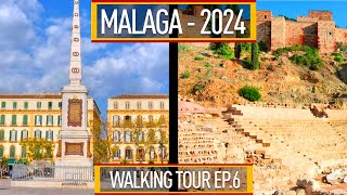 MALAGA City Tour 2024 | from Pl  de la Merced  to Teatro Romano | Malaga Walk 2024 #spain #spanish