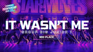 It Wasnt Me 3Rd Place Group Big Junior 1 Starmoves Championship 2025