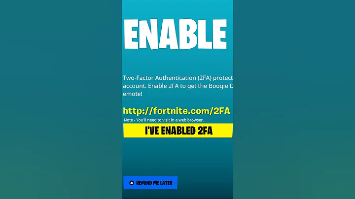 HOW TO ENABLE 2FA ON FORTNITE 2025!