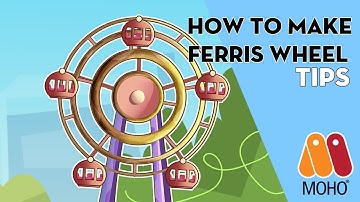 How to make Ferris Wheel  in Moho | Moho 12 | Animated Ferris wheel made in Moho 12