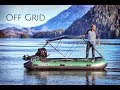 BEST INFLATABLE BOAT for Off Grid Living | A Day In My Life - Yurt, Boat, Garden, Solar Panels