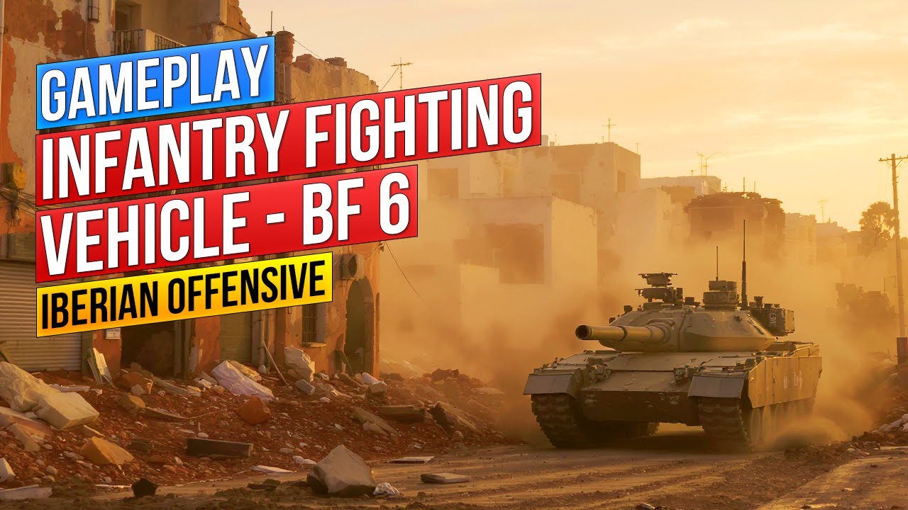 Infantry Fighting Vehicle Gameplay - Battlefield 6 Open Beta - Iberian Offensive