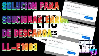 Error De Intalacion Epic Game ll-E1003