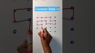 Mind Trick: Connect All the Dots Without Lifting Pen! ✍️ #connectdots