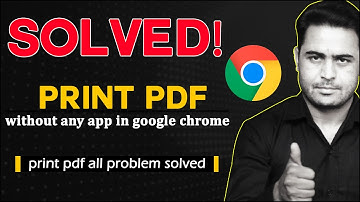 how to print pdf without any app in google chrome | print problem solve in google chrome