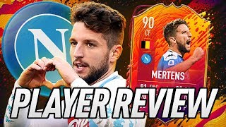 THIS CARD IS INSANE! 🤯 90 HEADLINER MERTENS PLAYER REVIEW! - FIFA 20 Ultimate Team