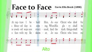 Face to Face - Alto Vocals